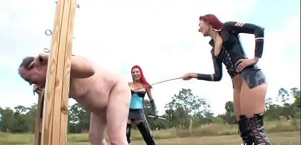  Two Red Heads Caning